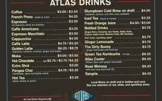 Atlas Cafe inside