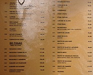 Esplanada Grill menu