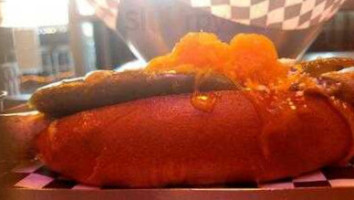 Samson's Gourmet Hot Dogs food