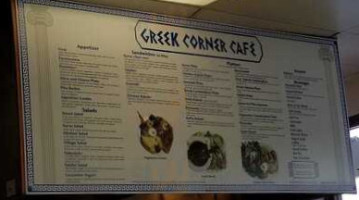 Greek Corner Cafe menu