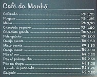 Deu La Deu menu