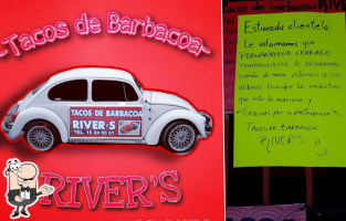 Tacos De Barbacoa River's outside