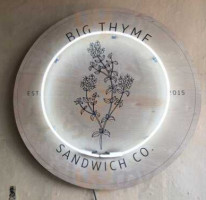 Big Thyme Sandwich Company food