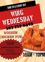 The Wooden Chickens Pub And Take Out food