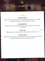 Indiana Richelieu Drouot menu