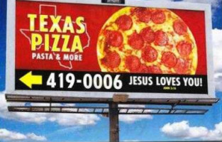 Texas Pizza Pasta food