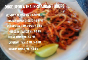 Once Upon A Thai And Catering food