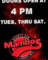 Mambo's Sport Pub food