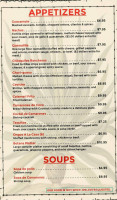 El Rancho menu