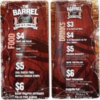Barrel 47 menu
