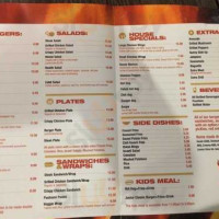 La Burger menu