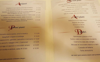 Cascina Brugnola menu