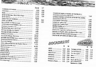 Casa German menu