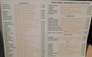 Pizzeria Sbrodolone menu