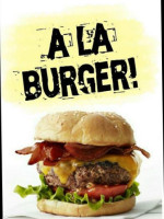 A La Burger food