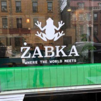 Zabka Cafe outside