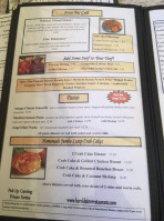 Harolds Inn Tavern menu