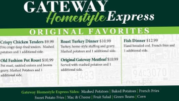Gateway Travel menu
