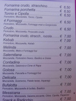 Strapizza menu