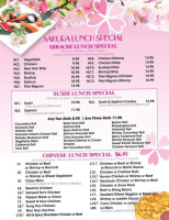 Sakura Japnese menu