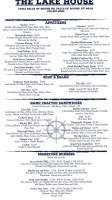 Tingle's Lakehouse menu