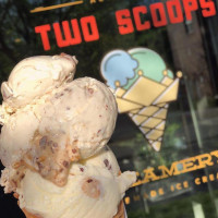Two Scoops Creamery Lake Norman food