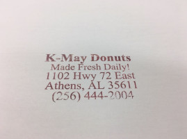 K-may Donuts outside