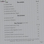 L'after Set menu