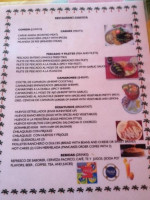 Chuyita menu