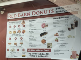 Red Barn Donuts food