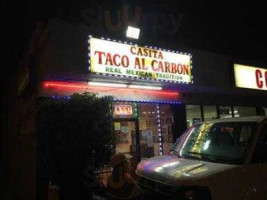 Casita Taco Al Carbon outside
