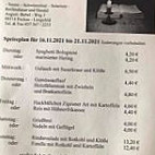 Erzgebirgshof Lengefeld menu
