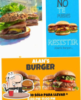 Alan’s Burger food