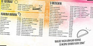 Pata Negra Piadineria menu