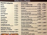 Quintal do Alberto menu