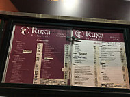 Ruxa menu