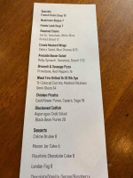 Stottsville Inn menu