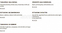 Peppo Cucina menu