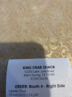 Louisiana Crab Shack menu