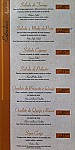 Paralelo Trinta - Comfort Hotel menu