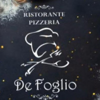 Pizzeria De Foglio menu