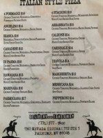 Farinata Italian Style Pizza menu