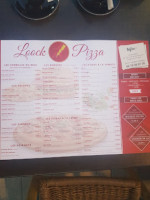 Loock Pizza menu