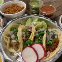 Pancho's Vegan Tacos food