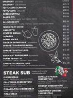 Fratelli's Pizza menu