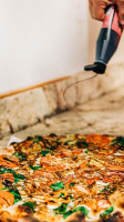 Milestone Wood Fired Pizza food