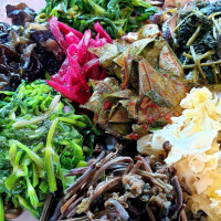 Jeombongsan Sanchae food