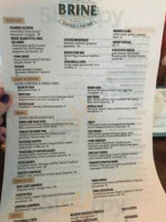 Brine Seafood Raw menu