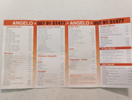 Angelo's Takeaway menu