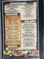 El Cazador Mexican menu